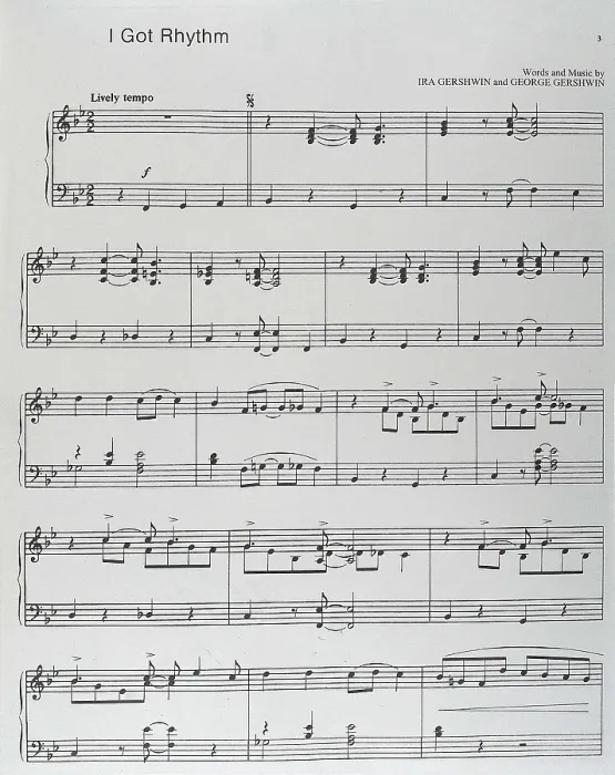 Framed Print : GERSHWIN, George (1898-1937). Score for piano of the song 'I Got Rhythm' from the musical 'Girl Crazy' (1930). AISA / Everett Collection**US SALES ONLY** Framed Print : GERSHWIN, George (1898-1937). Score for piano of the song 'I Got Rhythm' from the musical 'Girl Crazy' (1930). AISA / Everett Collection**US SALES ONLY**