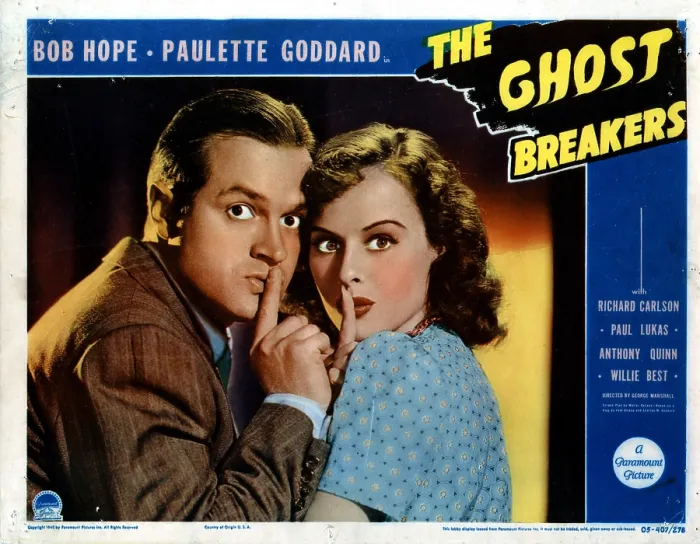 Framed Print : THE GHOST BREAKERS, from left, Bob Hope, Paulette Goddard, 1940 Framed Print : THE GHOST BREAKERS, from left, Bob Hope, Paulette Goddard, 1940