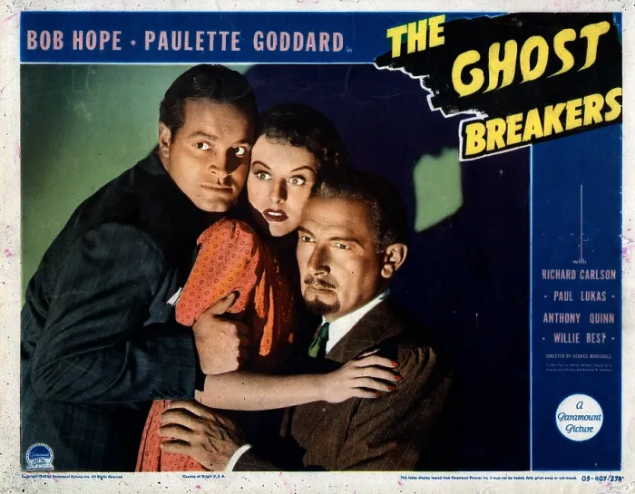 Framed Print : THE GHOST BREAKERS, from left, Bob Hope, Paulette Goddard, Paul Lukas, 1940 Framed Print : THE GHOST BREAKERS, from left, Bob Hope, Paulette Goddard, Paul Lukas, 1940