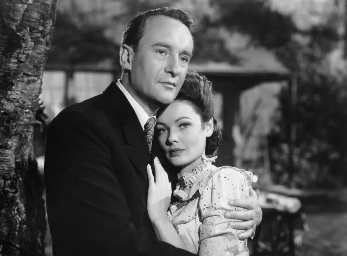 Framed Print : THE GHOST AND MRS. MUIR, George Sanders, Gene Tierney, 1947, TM and copyright 20th Century Fox Film Corp. All rights reserved / Courtesy: Everett Collection Framed Print : THE GHOST AND MRS. MUIR, George Sanders, Gene Tierney, 1947, TM and copyright 20th Century Fox Film Corp. All rights reserved / Courtesy: Everett Collection