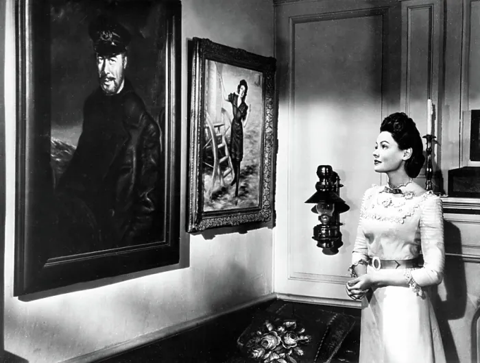 Framed Print : THE GHOST AND MRS. MUIR, l-r: Rex Harrison, Gene Tierney, 1947, TM and Copyright 20th Century Fox Film Corp. All rights reserved. / courtesy Everett Collection