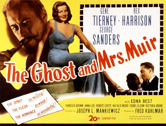 Framed Print : THE GHOST AND MRS. MUIR, Poster Art, Gene Tierney, Rex Harrison, 1947 Framed Print : THE GHOST AND MRS. MUIR, Poster Art, Gene Tierney, Rex Harrison, 1947
