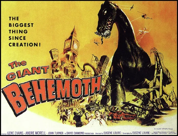 Framed Print : THE GIANT BEHEMOTH, 1959 Framed Print : THE GIANT BEHEMOTH, 1959