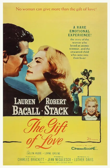 Framed Print : THE GIFT OF LOVE, US poster art, from left: Robert Stack, Lauren Bacall, Evelyn Rudie, 1958. TM & Copyright 20th Century Fox Film Corp