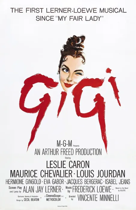 Framed Print : GIGI, Leslie Caron, 1958