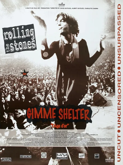 Framed Print : GIMME SHELTER, (aka T AGE D'OR), French poster, Mick Jagger, 1970 Framed Print : GIMME SHELTER, (aka T AGE D'OR), French poster, Mick Jagger, 1970