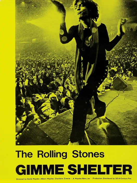 Framed Print : GIMME SHELTER, Mick Jagger, 1970