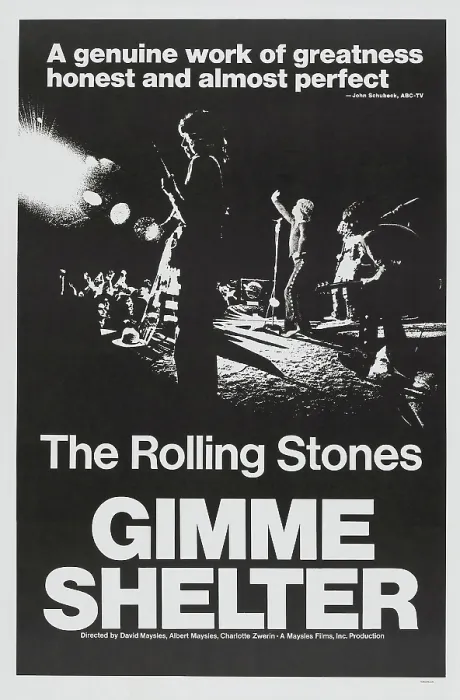 Framed Print : GIMME SHELTER, US poster art, the Rolling Stones, (aka Bill Wyman, Mick Jagger, Keith Richards), 1970