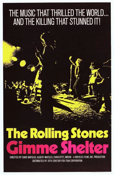 Framed Print : GIMME SHELTER, US poster art, Bill Wyman, Mick Jagger, Keith Richards, (aka the Rolling Stones), 1970