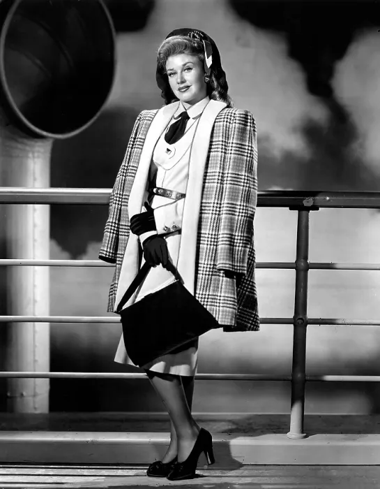 Framed Print : GINGER ROGERS, in an RKO portrait, c. 1942
