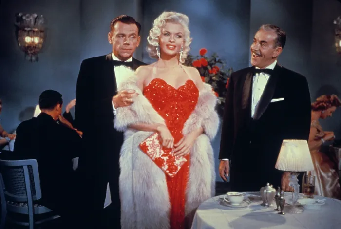 Framed Print : THE GIRL CAN'T HELP IT, Tom Ewell, Jayne Mansfield, 1956