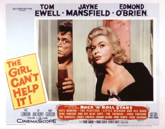 Framed Print : THE GIRL CAN'T HELP IT, Tom Ewell, Jayne Mansfield, 1956, TM and Copyright (c) 20th Century-Fox Film Corp. All Rights Reserved Framed Print : THE GIRL CAN'T HELP IT, Tom Ewell, Jayne Mansfield, 1956, TM and Copyright (c) 20th Century-Fox Film Corp. All Rights Reserved