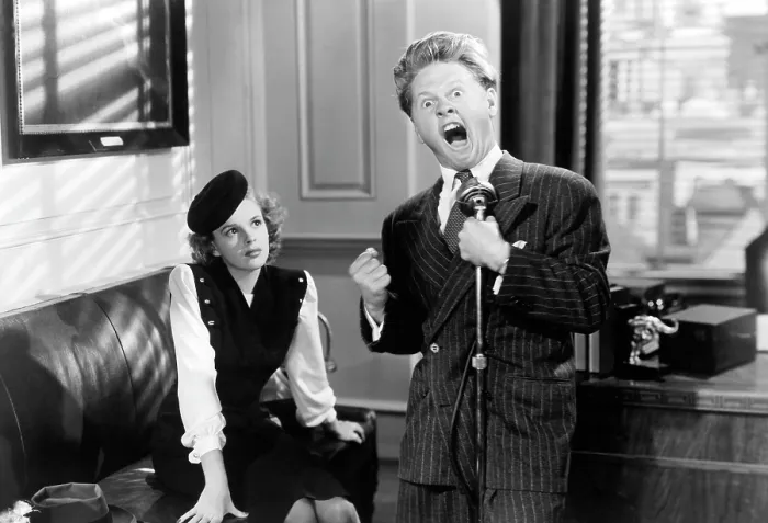 Framed Print : GIRL CRAZY, Judy Garland, Mickey Rooney, 1943