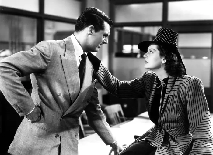 Framed Print : HIS GIRL FRIDAY, Cary Grant, Rosalind Russell, 1940 Framed Print : HIS GIRL FRIDAY, Cary Grant, Rosalind Russell, 1940