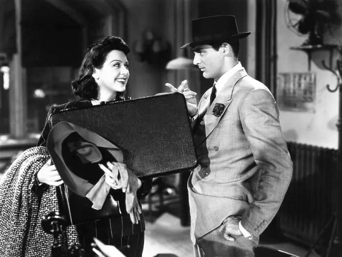 Framed Print : HIS GIRL FRIDAY, from left: Rosalind Russell, Cary Grant, 1940 Framed Print : HIS GIRL FRIDAY, from left: Rosalind Russell, Cary Grant, 1940