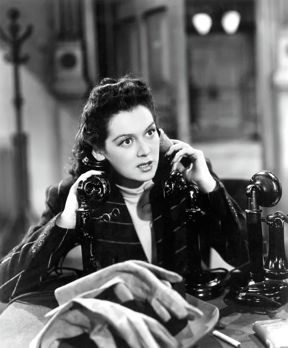 Framed Print : HIS GIRL FRIDAY, Rosalind Russell, 1940