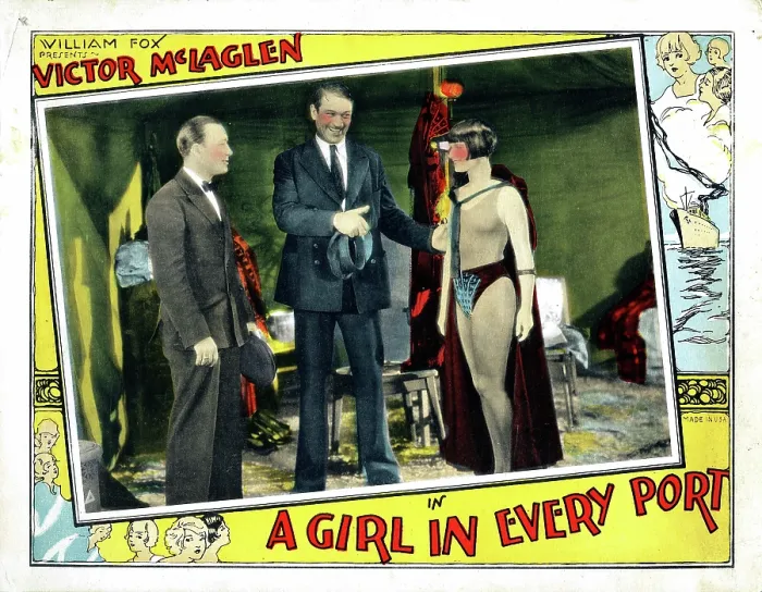 Framed Print : A GIRL IN EVERY PORT, Robert Armstrong, Victor McLaglen, Louise Brooks, 1928, TM & Copyright 20th Century Fox Film corp. / courtesy Everett Collection