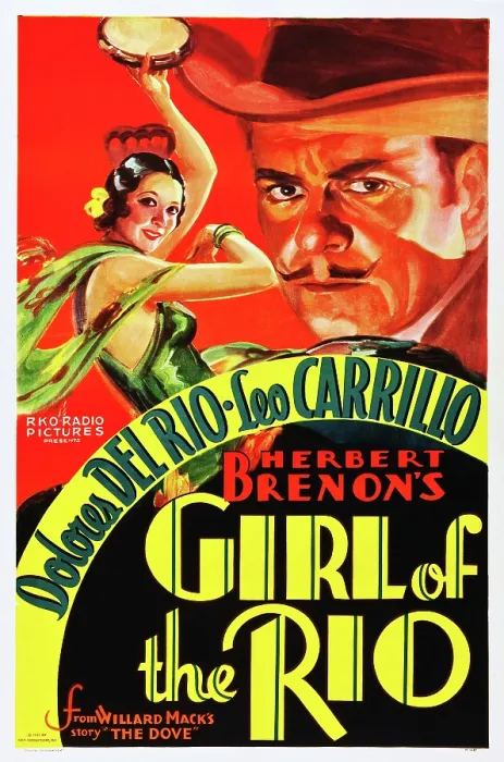 Framed Print : GIRL OF THE RIO, US poster, from left: Dolores del Rio, Leo Carrillo, 1932