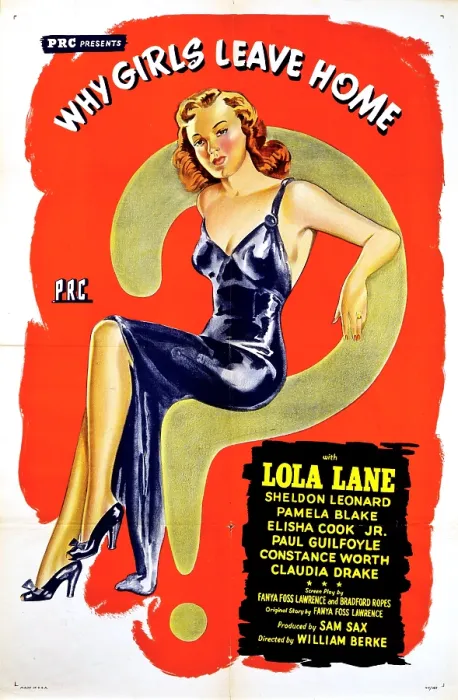 Framed Print : WHY GIRLS LEAVE HOME, Lola Lane, 1945 Framed Print : WHY GIRLS LEAVE HOME, Lola Lane, 1945
