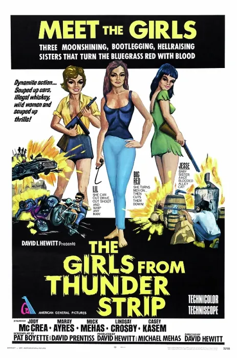 Framed Print : THE GIRLS FROM THUNDER STRIP, US poster art, 1970 Framed Print : THE GIRLS FROM THUNDER STRIP, US poster art, 1970