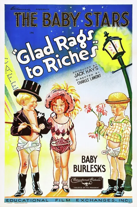 Framed Print : GLAD RAGS TO RICHES, US poster art, center: Shirley Temple, 1933 Framed Print : GLAD RAGS TO RICHES, US poster art, center: Shirley Temple, 1933