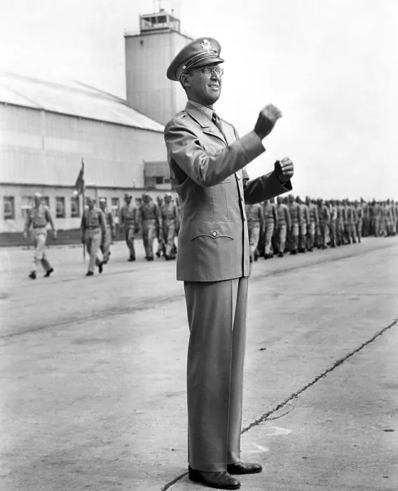 Framed Print : THE GLENN MILLER STORY, James Stewart, 1954