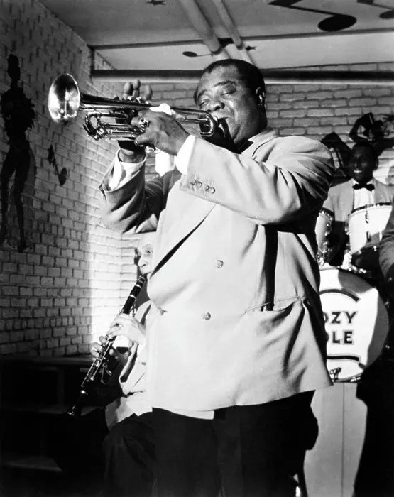Framed Print : THE GLENN MILLER STORY, Louis Armstrong, 1954