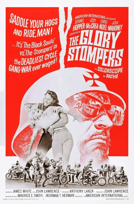 Framed Print : THE GLORY STOMPERS, US poster, Dennis Hopper (helmet), 1967 Framed Print : THE GLORY STOMPERS, US poster, Dennis Hopper (helmet), 1967