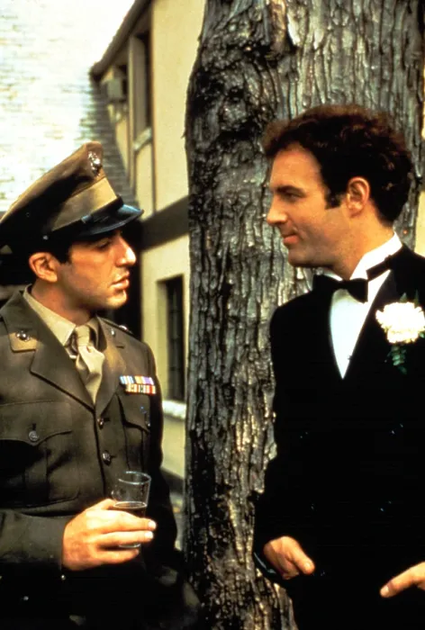 Framed Print : THE GODFATHER, Al Pacino, James Caan, 1972 Framed Print : THE GODFATHER, Al Pacino, James Caan, 1972
