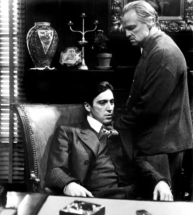Framed Print : THE GODFATHER, Al Pacino, Marlon Brando, 1972