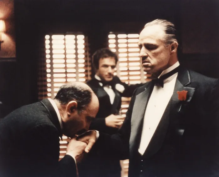 Framed Print : THE GODFATHER, Salvatore Corsitto, James Caan, Marlon Brando, 1972