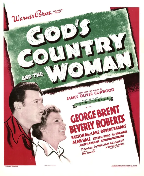 Framed Print : GOD'S COUNTRY AND THE WOMAN, from left: George Brent, Beverly Roberts on window card, 1937 Framed Print : GOD'S COUNTRY AND THE WOMAN, from left: George Brent, Beverly Roberts on window card, 1937