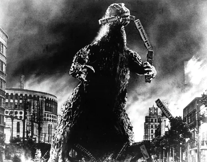 Framed Print : GODZILLA, (aka GOJIRA), Godzilla, 1954