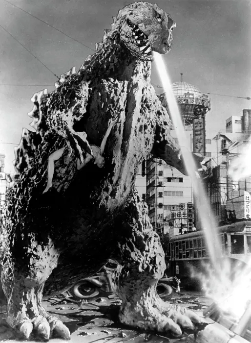 Framed Print : GODZILLA, (aka GOJIRA), Godzilla, 1954