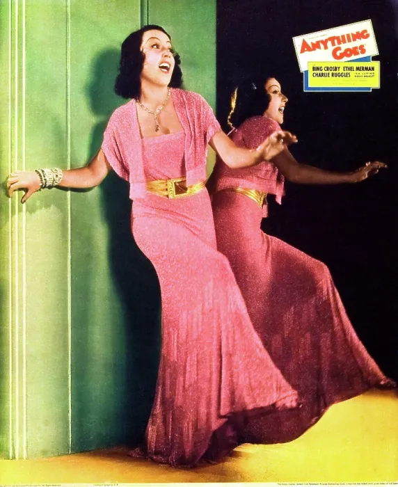 Framed Print : ANYTHING GOES, Ethel Merman on jumbo lobbycard, 1936