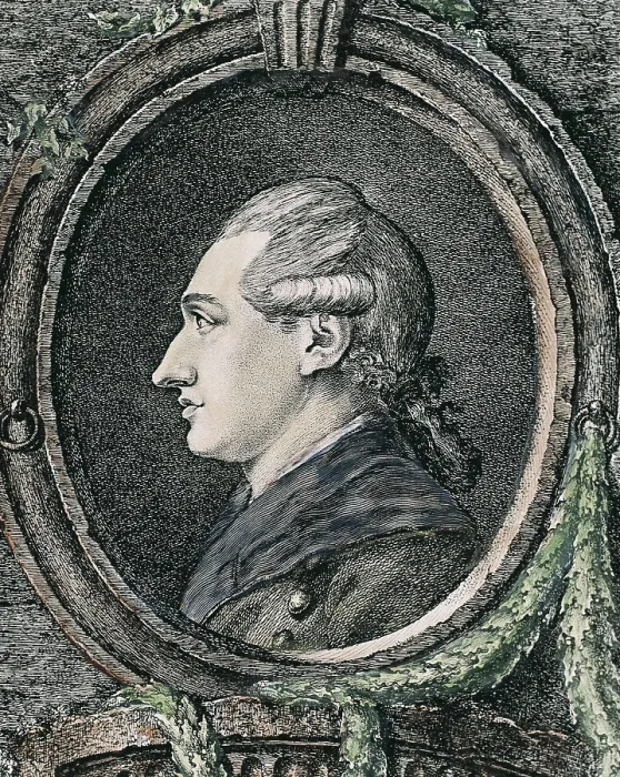 Framed Print : GOETHE, Johann Wolfgang von (1749-1832). Etching. AISA / Everett Collection**US SALES ONLY**