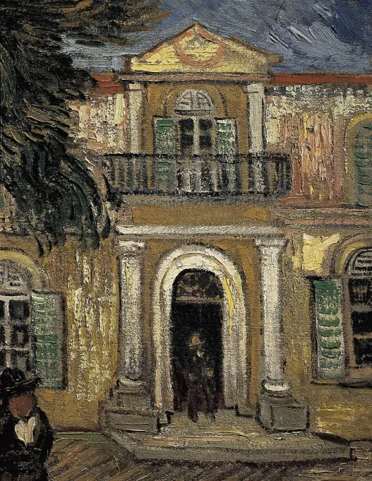 Framed Print : GOGH, Vincent van (1853-1890). Hospital Saint Paul at Saint-Rmy-de-Provence. 1889. Detail. Work painted in October. Post-Impressionism. Oil on canvas. FRANCE. Paris Framed Print : GOGH, Vincent van (1853-1890). Hospital Saint Paul at Saint-Rmy-de-Provence. 1889. Detail. Work painted in October. Post-Impressionism. Oil on canvas. FRANCE. Paris