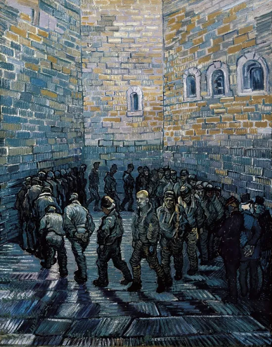 Framed Print : GOGH, Vincent van (1853-1890). Prisoners exercising. 1890. Post-Impressionism. Oil on canvas. RUSSIA. Moscow. Pushkin Museum of Fine Arts. AISA / Everett Collection**US SALES ONLY** Framed Print : GOGH, Vincent van (1853-1890). Prisoners exercising. 1890. Post-Impressionism. Oil on canvas. RUSSIA. Moscow. Pushkin Museum of Fine Arts. AISA / Everett Collection**US SALES ONLY**