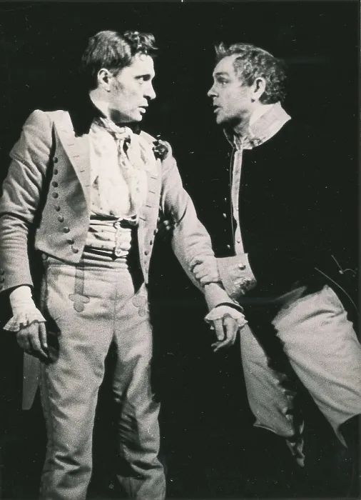 Framed Print : GOGOL, Nikolai Vasilievich (1809-1852). 'The Inspector General'. Performance at the Grand Theatre of Drama in St. Petersburg (1972). Actors: O