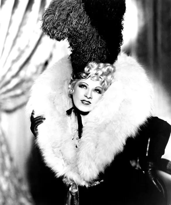 Framed Print : GOIN TO TOWN, Mae West (in a costume by Travis Banton), 1935
