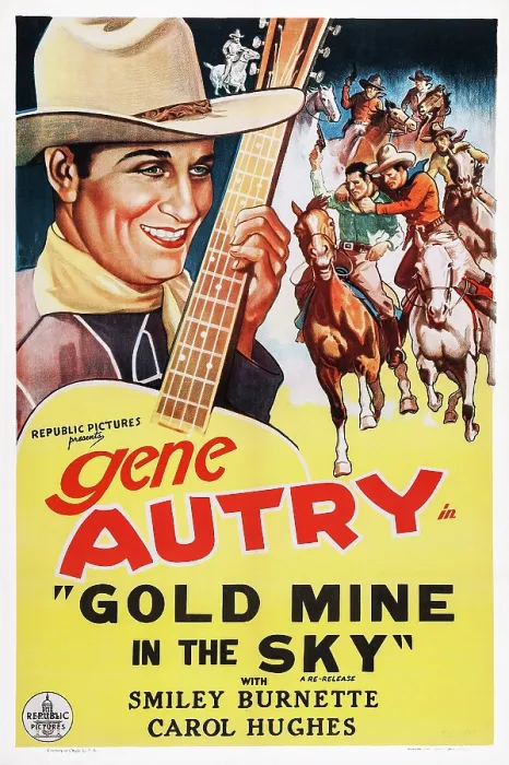 Framed Print : GOLD MINE IN THE SKY, US poster, Gene Autry, 1938