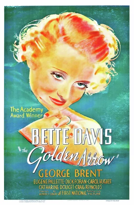 Framed Print : THE GOLDEN ARROW, US poster art, Bette Davis, 1936
