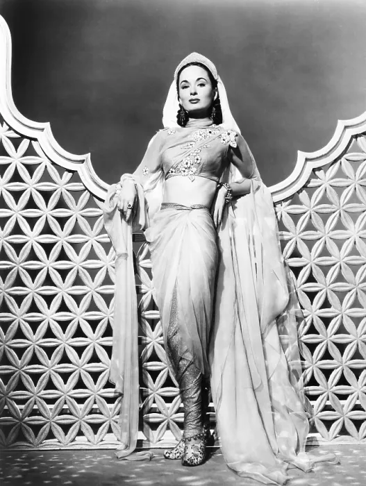 Framed Print : THE GOLDEN HORDE, Ann Blyth, 1951