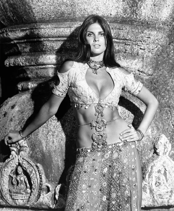 Framed Print : THE GOLDEN VOYAGE OF SINBAD, Caroline Munro, 1973