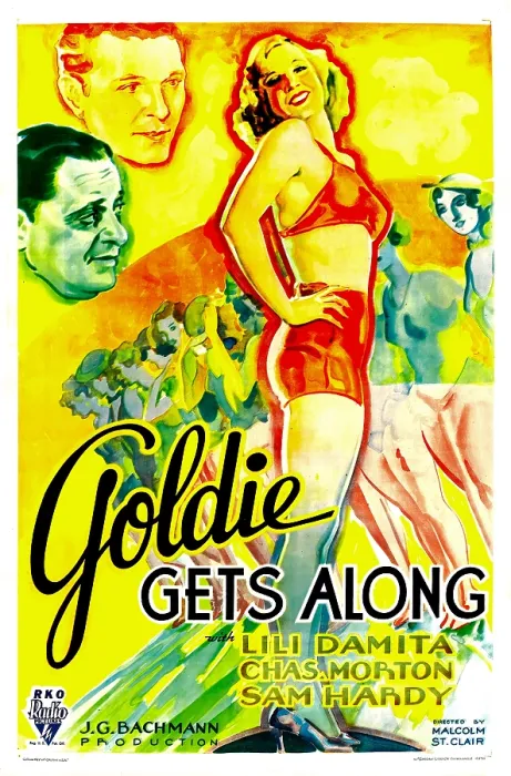 Framed Print : GOLDIE GETS ALONG, right: Lili Damita, 1933