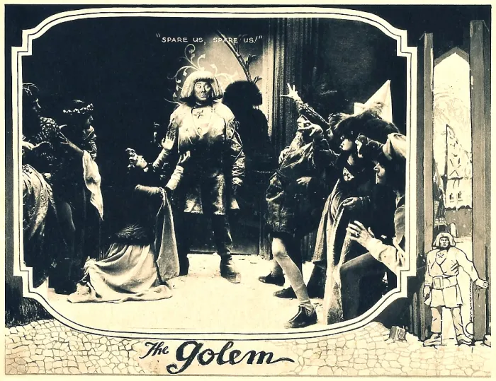 Framed Print : THE GOLEM, (aka DER GOLEM, WIE ER IN DIE WELT KAM), center: Paul Wegener, 1920 Framed Print : THE GOLEM, (aka DER GOLEM, WIE ER IN DIE WELT KAM), center: Paul Wegener, 1920