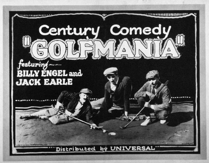 Framed Print : GOLFMANIA, Billy Engel, Jack Earle, 1923