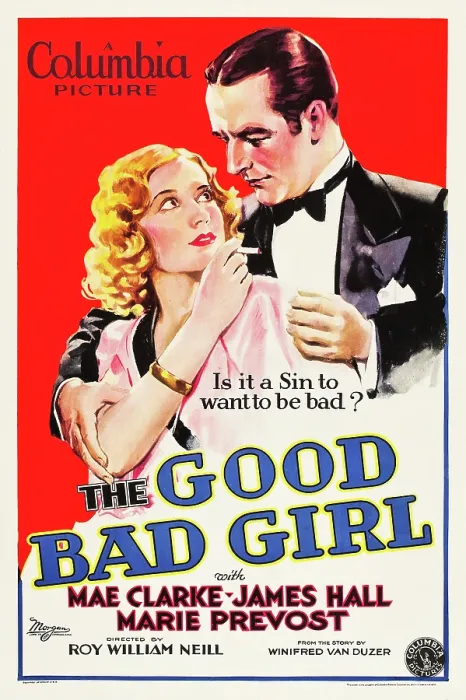 Framed Print : THE GOOD BAD GIRL, from left on US poster art: Mae Clarke, James Hall, 1931 Framed Print : THE GOOD BAD GIRL, from left on US poster art: Mae Clarke, James Hall, 1931