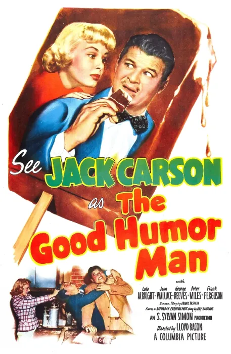 Framed Print : THE GOOD HUMOR MAN, US poster, Lola Albright, Jack Carson, 1950 Framed Print : THE GOOD HUMOR MAN, US poster, Lola Albright, Jack Carson, 1950