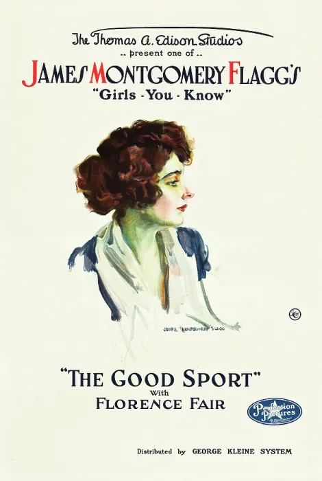Framed Print : THE GOOD SPORT, Florence Fair on US poster art, 1918 Framed Print : THE GOOD SPORT, Florence Fair on US poster art, 1918